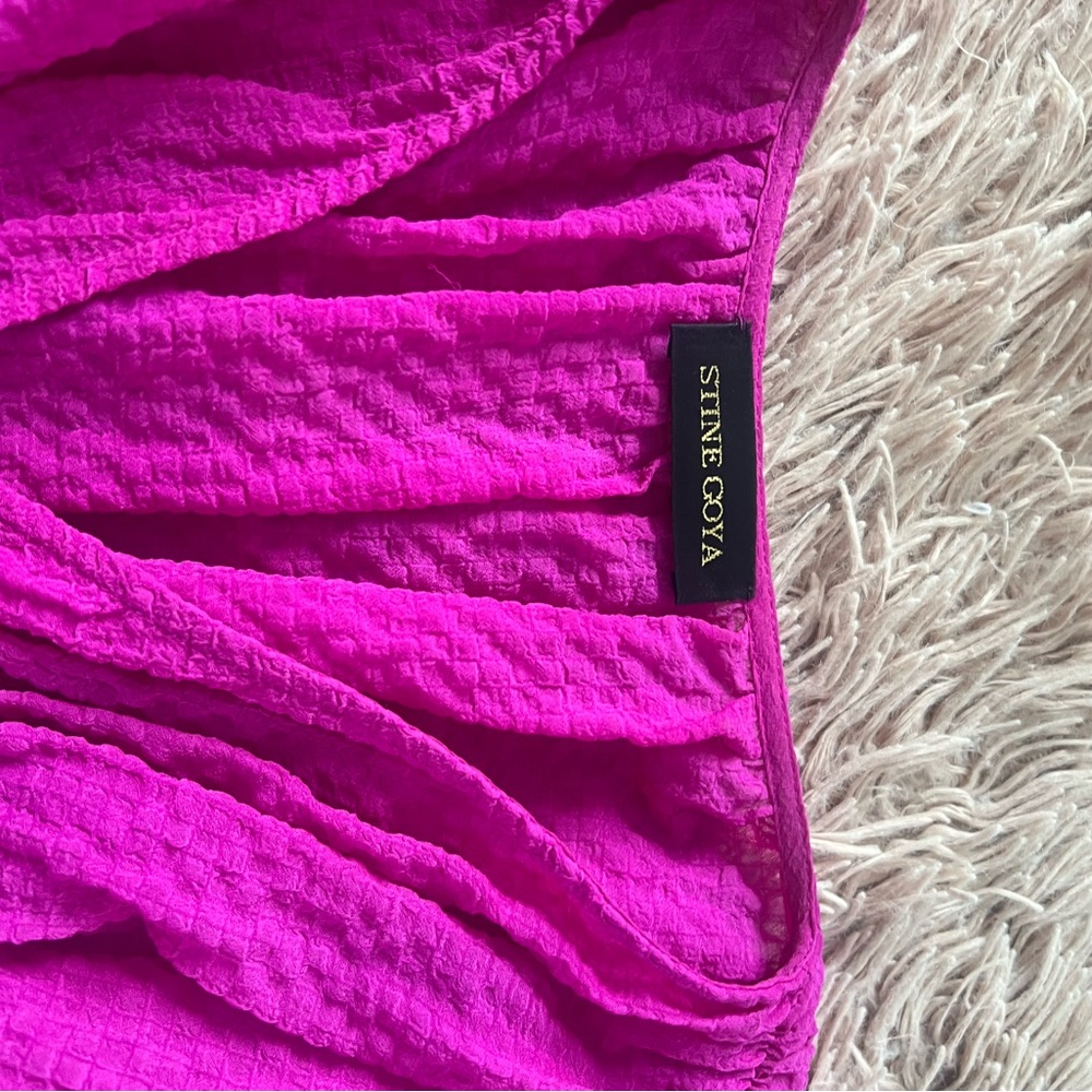 Stine Goya Fuchsia Textured Fabric
